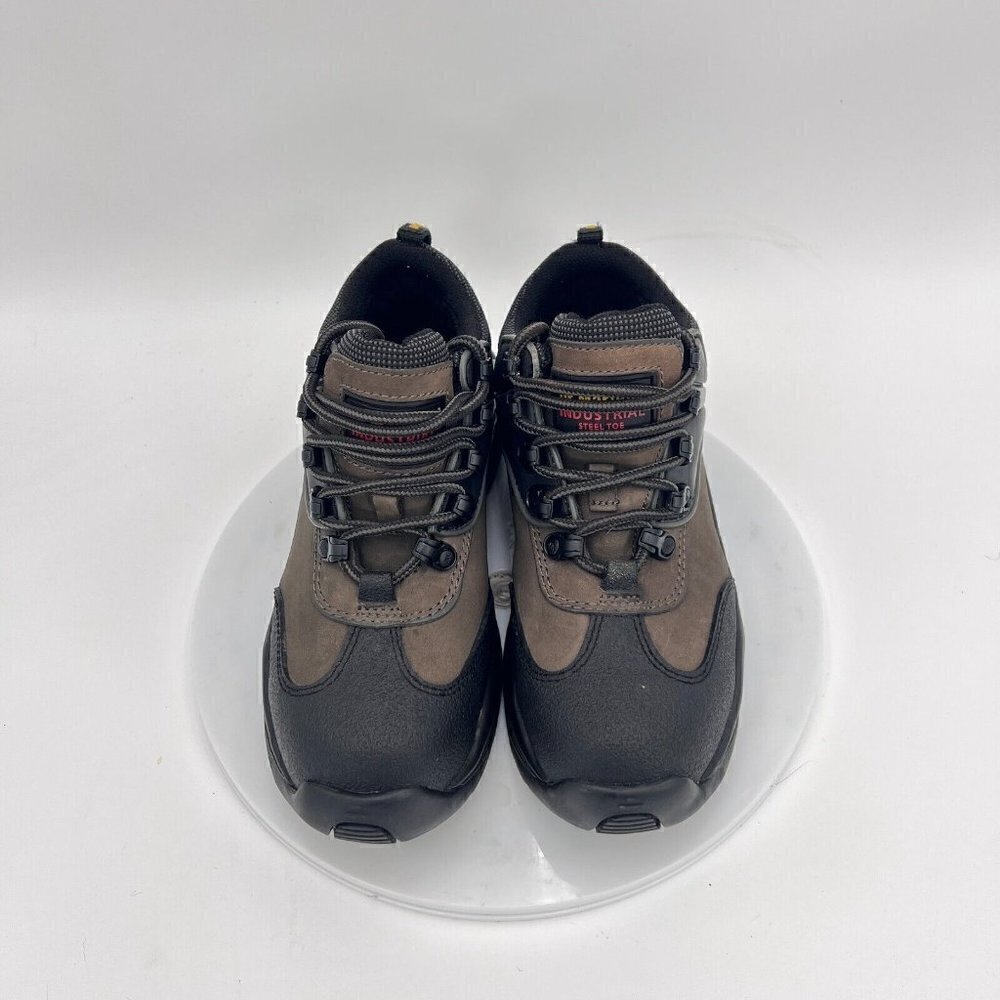 Dr Martens Industrial Men Size 6E Brown Leather Slip Resistant Safety Toe Boot - Picture 3 of 14